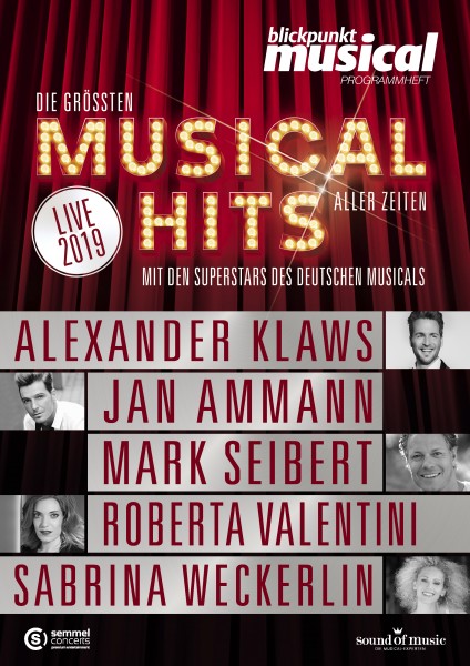 blimu-programm - DIE GRÖßTEN MUSICALHITS ALLER ZEITEN - Tour 2019