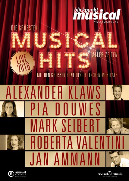 blimu-programm - DIE GRÖßTEN MUSICALHITS ALLER ZEITEN - Tour 2016